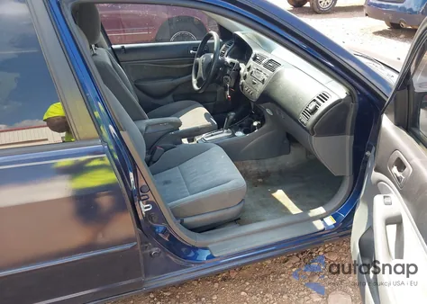 2005 Honda Civic Lx из США, поврежденный, VIN 2HGES16665H539082